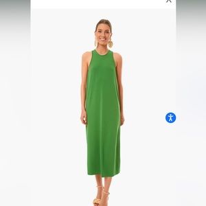 Serpentine jersey tank dress
